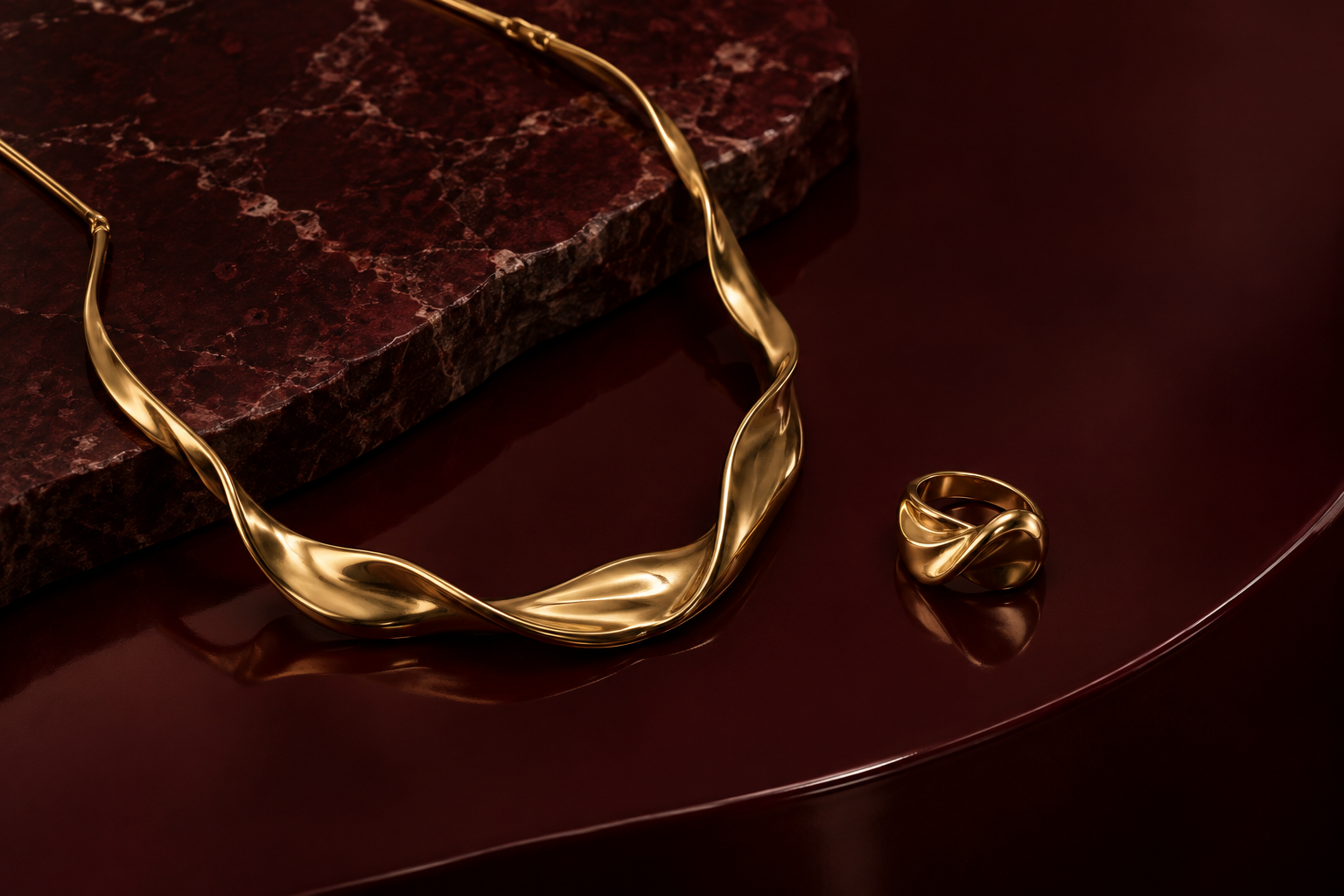 珠宝首饰风格示意 / Illustrative jewellery styling